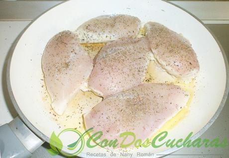 Pechuga de pollo agridulce con chutney de papaya OLYMPUS DIGITAL CAMERA