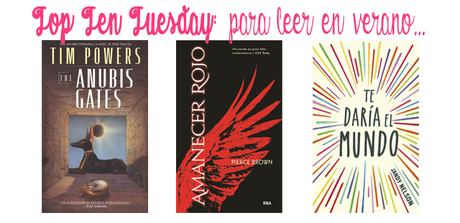 Top Ten Tuesday (63): Mis recomendaciones para leer en verano