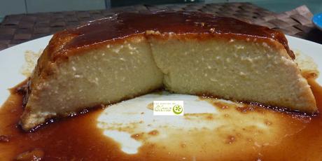 Flan de plátano