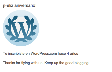 4 años de beriodismo y plantillita de regalo :)