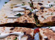 Quesadillas champiñones queso Gouda