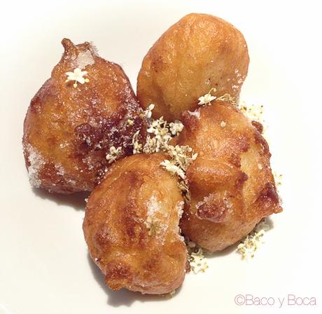 Buñuelos de flor de sauc calendula baco y boca