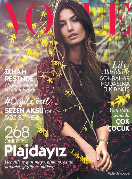 Lily Aldridge posa para Vogue Turquía