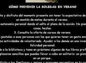 Cómo prevenir soledad verano