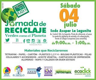 Este sábado 4 de julio nueva jornada de reciclaje con Ecoclick Venezuela