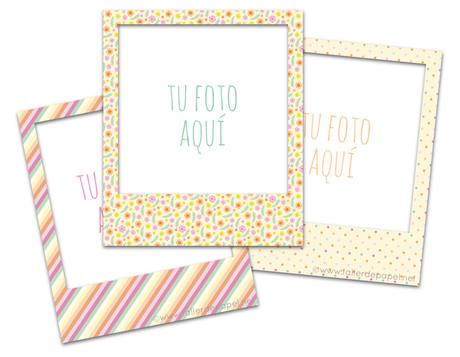 Viernes de Freebies en Taller de Papel. Hoy para seguir con la serie de Freebies Divertidos, te dejo 03 Marcos Polaroid con lindos diseños, para Scrapbooking digital, decorar tu blog, para Facebook o Instagram. Descárgalos GRATIS!