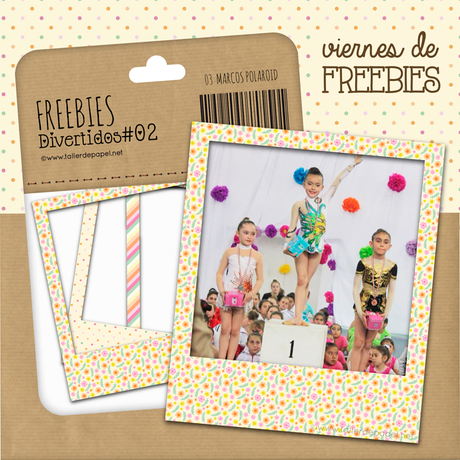 Viernes de Freebies en Taller de Papel: 03 Marcos Polaroid para Scrapbooking digital. Descárgalos GRATIS!