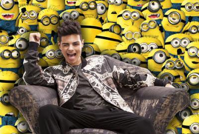 Abraham Mateo se codea con 'Los Minions'