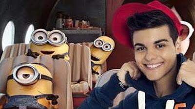 Abraham Mateo se codea con 'Los Minions'