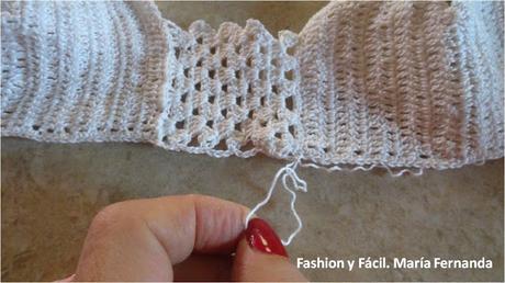 Cómo unir copas tejidas. Hacer unas copas para un croptop a crochet (How to join crochet parts of a crop top)