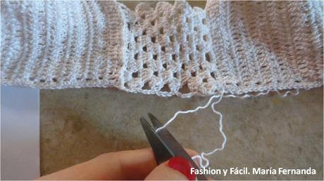 Cómo unir copas tejidas. Hacer unas copas para un croptop a crochet (How to join crochet parts of a crop top)