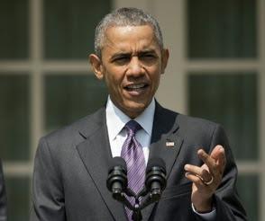 Obama anuncia embajadas;  pide a Congreso levantar embargo contra Cuba.