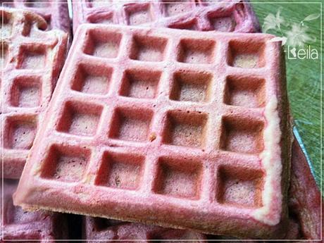 Juego de blogueros 2.0: Waffeln de remolacha