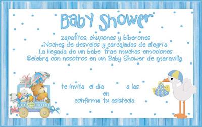 10 Invitaciones para Baby Shower niña y niño