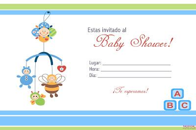 10 Invitaciones para Baby Shower niña y niño