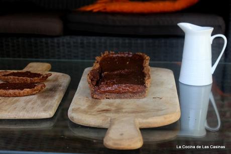 Tarta de Chocolate con Crema de Naranja