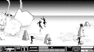 Rogue Invader se presenta como un 'roguelike' espacial con gráficos en blanco y negro