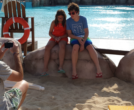 Parque Warner Madrid:Aqui si hay playa