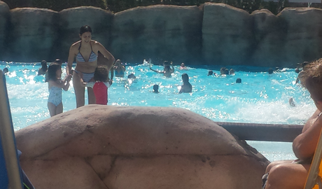 Parque Warner Madrid:Aqui si hay playa