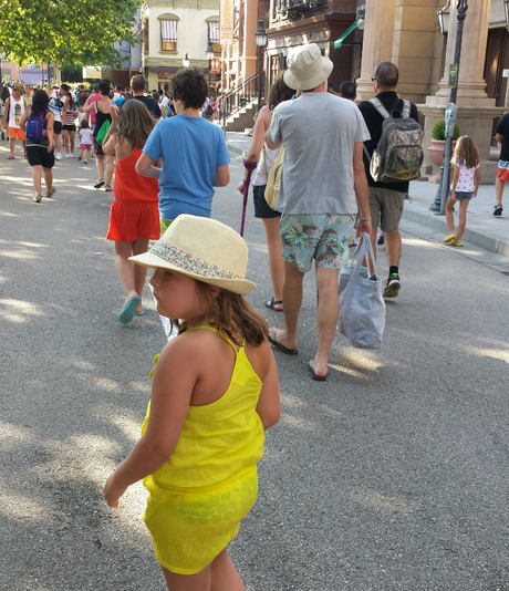 Parque Warner Madrid:Aqui si hay playa