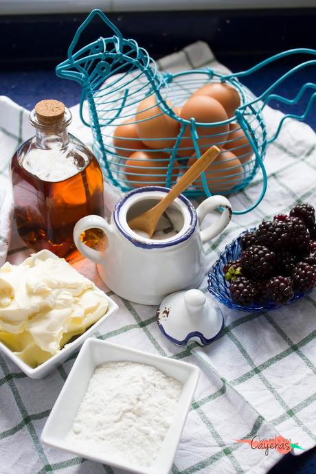 Tarta de queso y Moras (sin gluten)