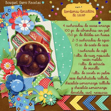 Bombones-bocaditos de cacao (y... Un descanso se lo tiene bien merecido todo mundo)