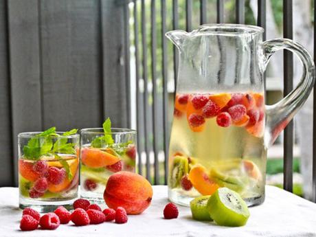 Agua infusionada con frutas