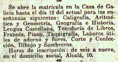 Fototeca. Casa de Galicia y el juego prohibido. Madrid, 1916