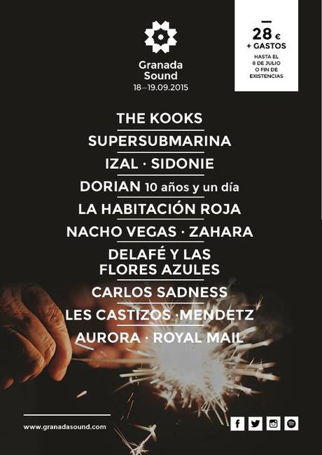 Las confirmaciones del Granada Sound 2015 traen a Nacho Vegas, Les Castizos, La Habitación Roja y Sidonie