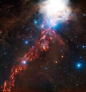 Formación estelar en Nebulosa de Orión