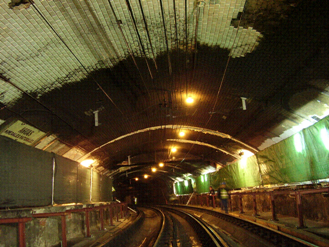 Estación de Chamberí antes de su remodelación