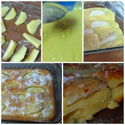 tarta de manzana y pera paso a paso