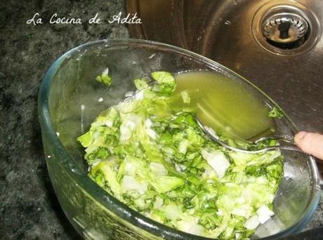 Sopa fría de lechuga