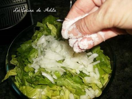 Sopa fría de lechuga