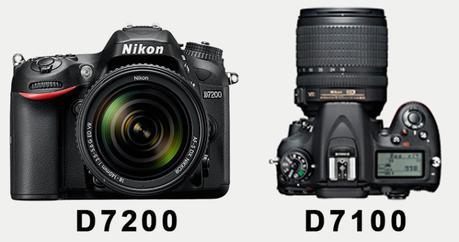 Comparativa sobre la nikon d7200 vs nikon d7100