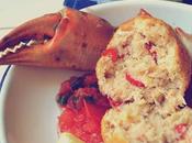 Crab balls salsa