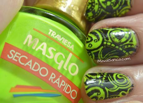 Manicura de la semana - Colores de Verano // Nails of the week - Summer Colors : MASGLO Traviesa