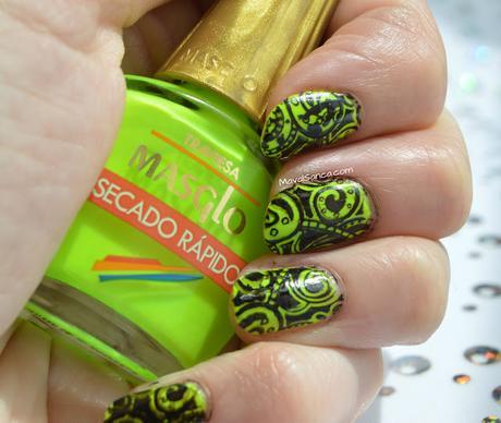 Manicura de la semana - Colores de Verano // Nails of the week - Summer Colors : MASGLO Traviesa