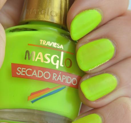 Manicura de la semana - Colores de Verano // Nails of the week - Summer Colors : MASGLO Traviesa