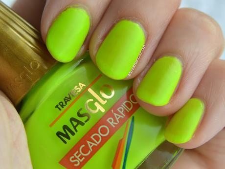 Manicura de la semana - Colores de Verano // Nails of the week - Summer Colors : MASGLO Traviesa