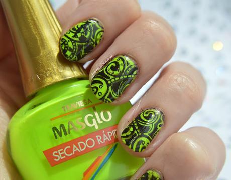 Manicura de la semana - Colores de Verano // Nails of the week - Summer Colors : MASGLO Traviesa