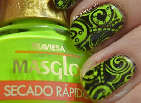 Manicura de la semana - Colores de Verano // Nails of the week - Summer Colors : MASGLO Traviesa