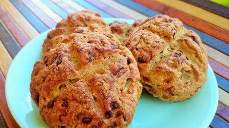 Pan vegano de cebolla