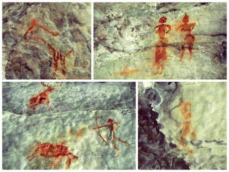 Las falsas pinturas rupestres de la Cova de la Rambla. Parc Natural dels Ports