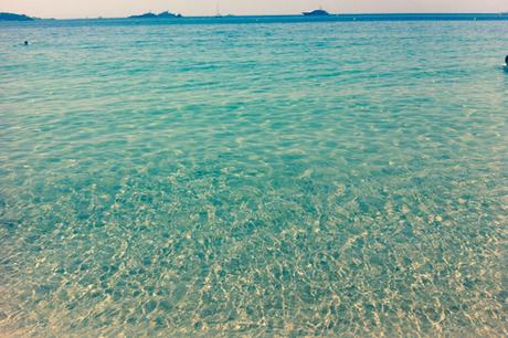 Relaxing in the beach