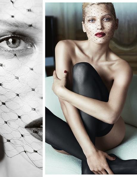 Hana Jirickova nos seduce en las imágenes de Testino para Wolford