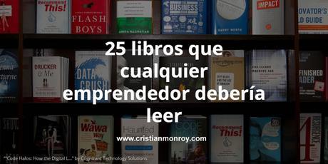 25 libros que cualquier emprendedor debería leer