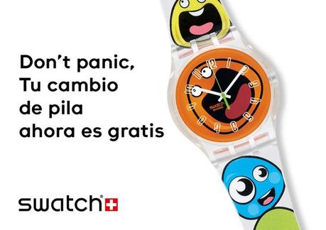 ¿Tienes un swatch? Te cambian la pila gratis