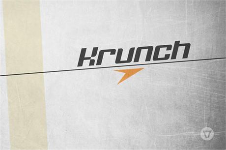 Krunch free font