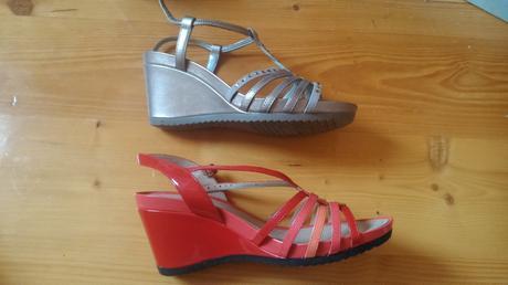 Comparación sandalias Geox cuña